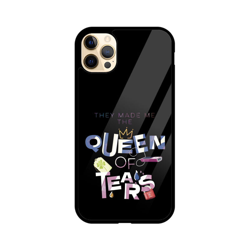Queen of Tears - Glass Phone Case (black)