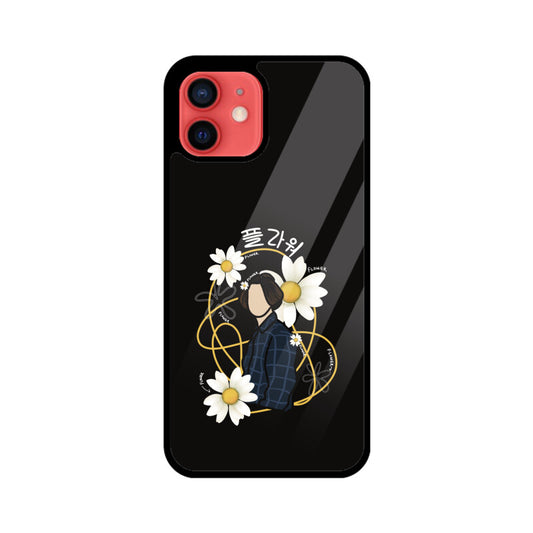 Flower Flower (Jungkook) - iPhone Glass Case