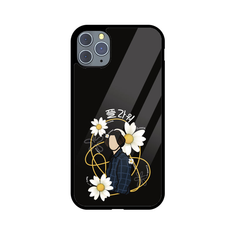 Flower Flower (Jungkook) - iPhone Glass Case
