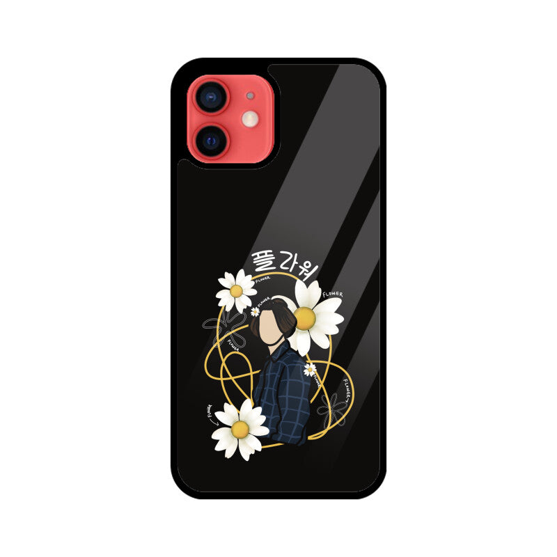 Flower Flower (Jungkook) - iPhone Glass Case