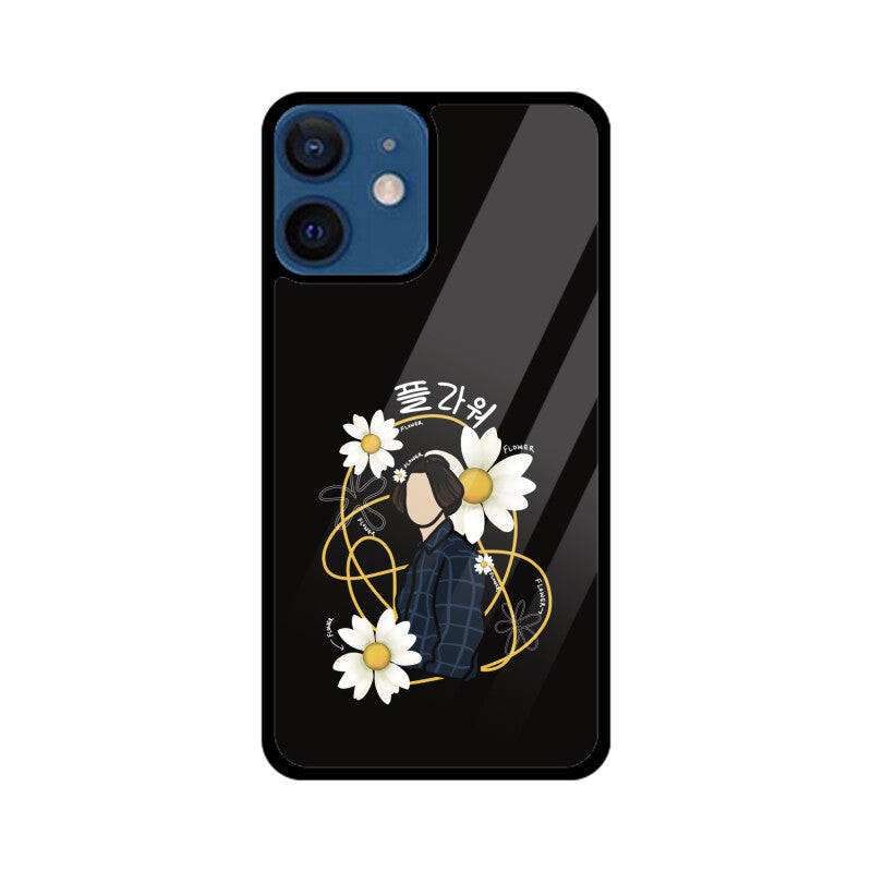 Flower Flower (Jungkook) - iPhone Glass Case