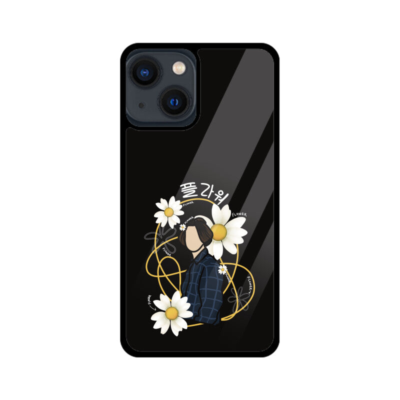 Flower Flower (Jungkook) - iPhone Glass Case