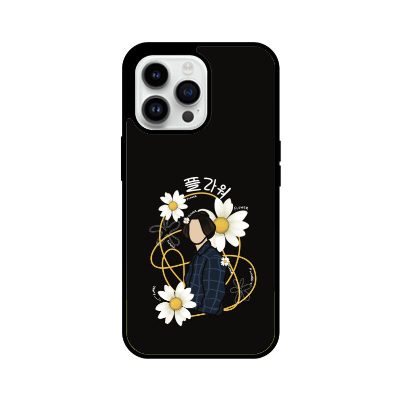 Flower Flower (Jungkook) - iPhone Glass Case