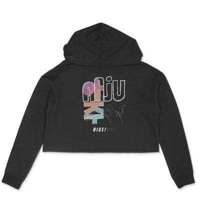 Aaju Nice! Seventeen (Pink) - Crop Hoodie