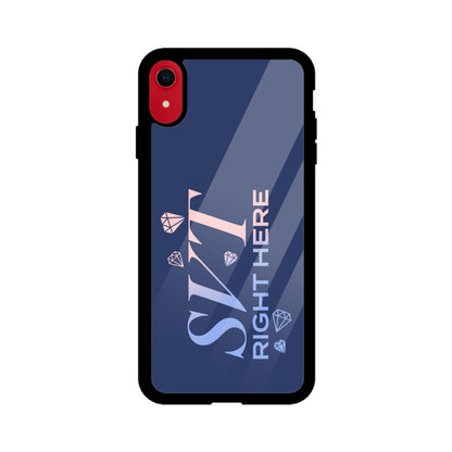 Seventeen Right Here - Blue Glass iPhone Case