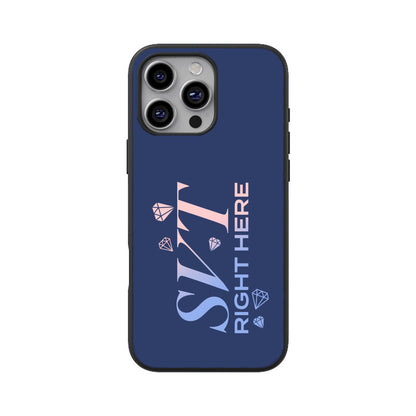 Seventeen Right Here - Blue Glass iPhone Case