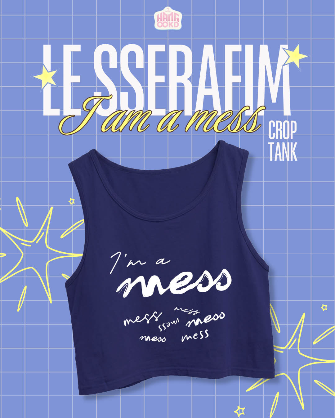 I'm a mess LE SSERAFIM - Crop tank Eve, Psyche & The Bluebeard's wife