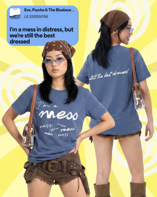 I'm a mess LE SSERAFIM - Unisex Tee Eve, Psyche & The Bluebeard's wife