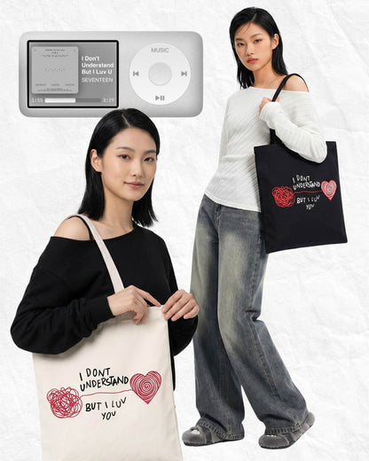 I don't understand but I luv you Seventeen Tote Bag