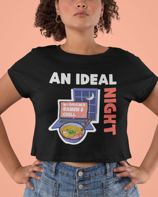 K-Drama, Ramen & Chill - Crop Top