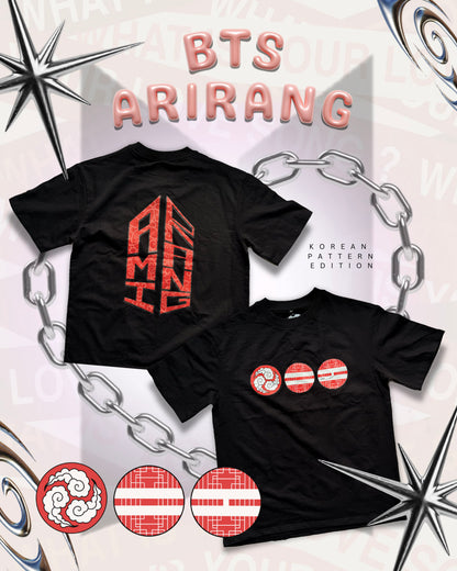 Arirang Amirang BTS Traditional Patterns - Premium Oversized Tee