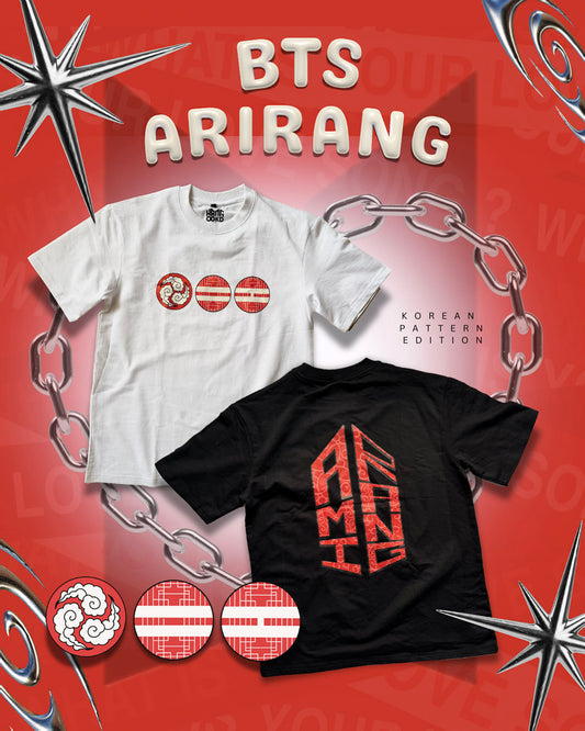Arirang Amirang BTS Traditional Patterns - Premium Oversized Tee