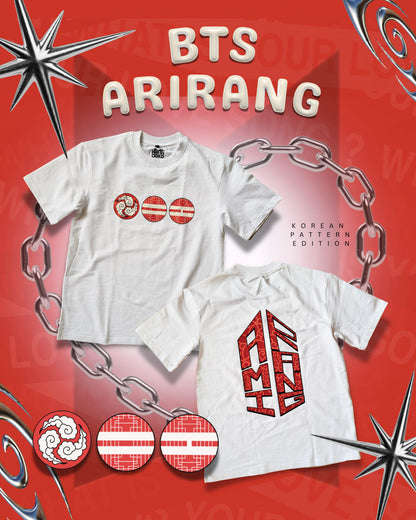 Arirang Amirang BTS Traditional Patterns - Premium Oversized Tee