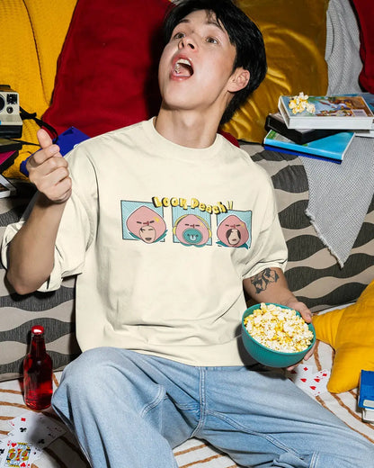 Look Peach - Me and Thee Oversized T-shirt