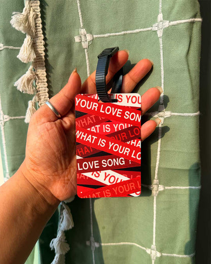 What is your love song Bangtan Luggage Tag