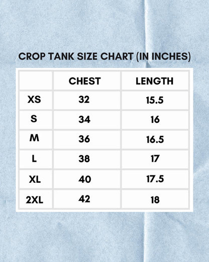 NARAK My School President Crop Tank