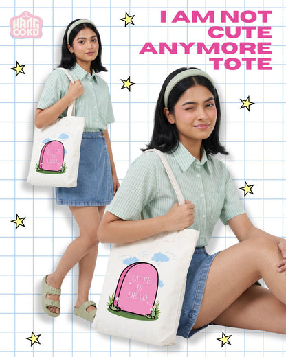 ILLIT Not Cute Anymore Tote Bag