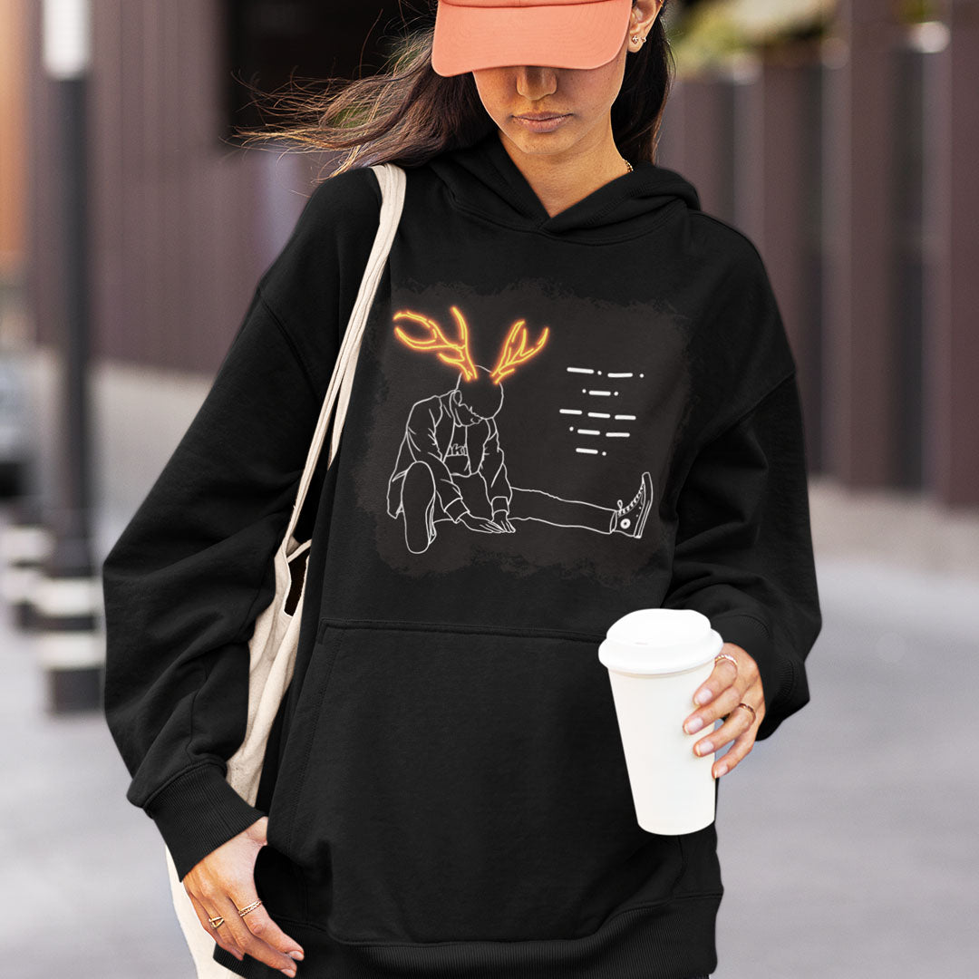 TXT Crown Morse Code - Oversized Hoodie