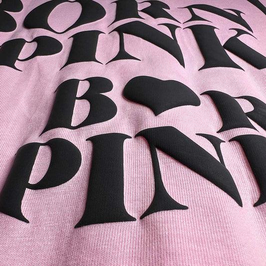 Born Pink (Blackpink) - Oversized Shirt (Puff Print)