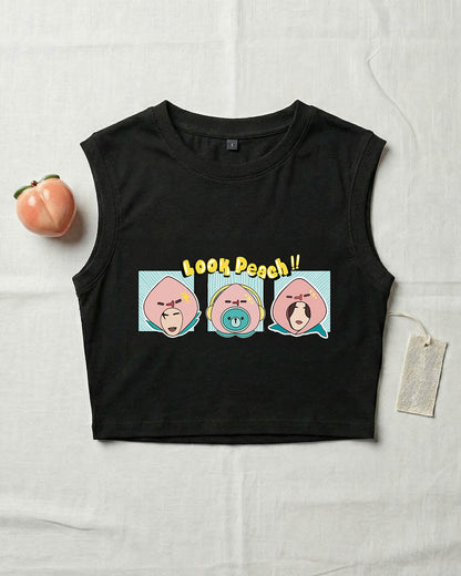 Look Peach - Me and Thee Crop Tank Top