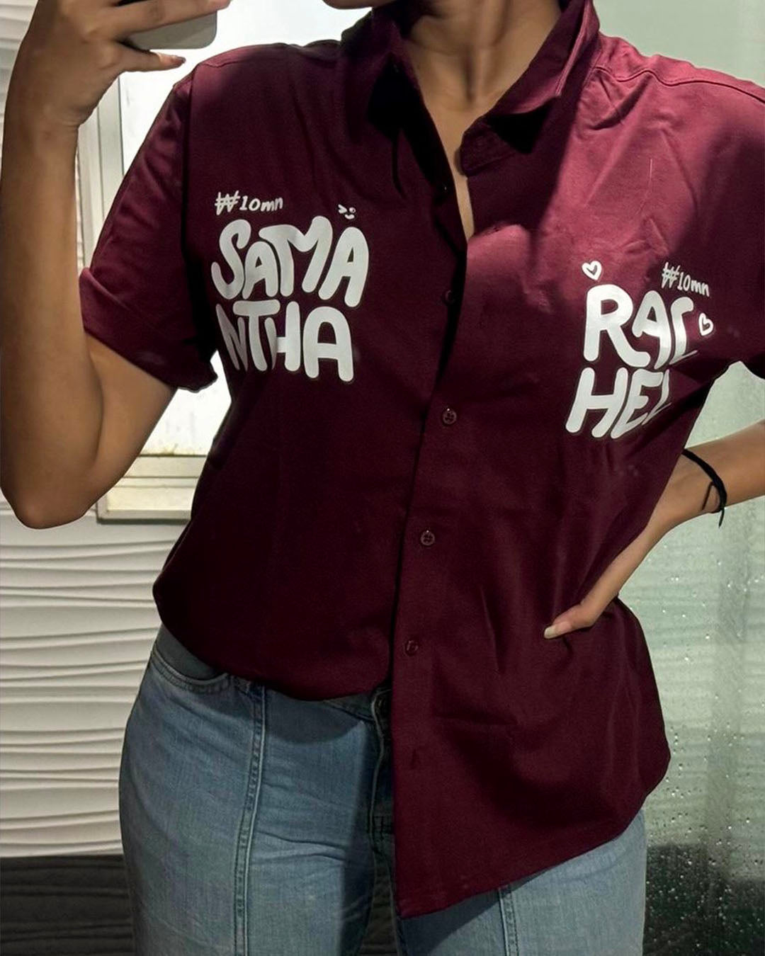 Samantha and Rachel (Business Proposal) - Oversized Shirt
