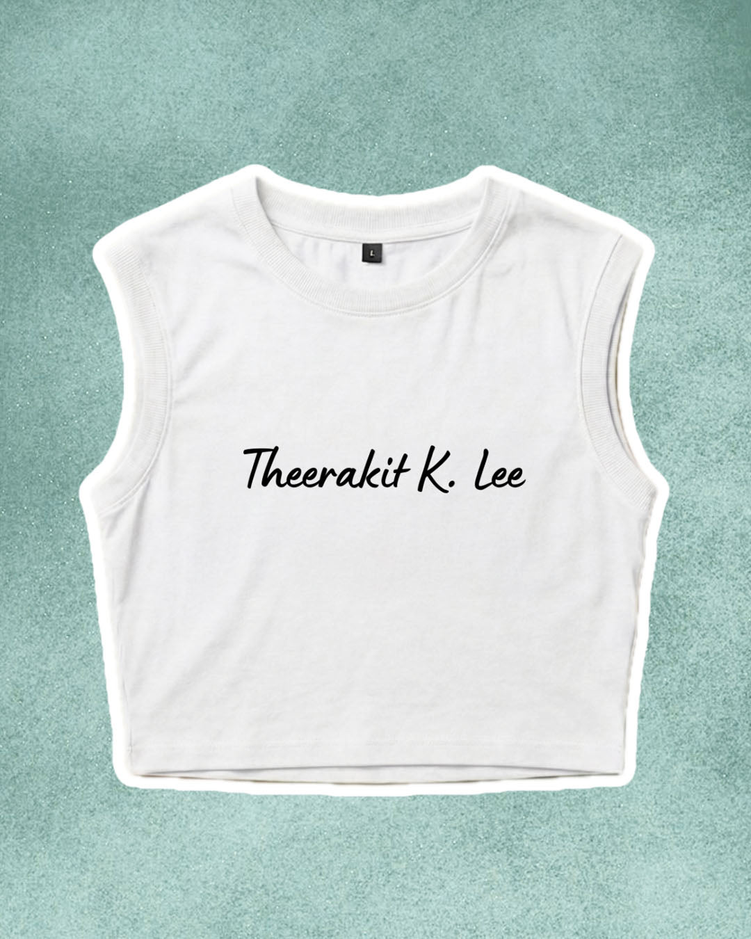 Theerakit K Lee Crop Tank Tee