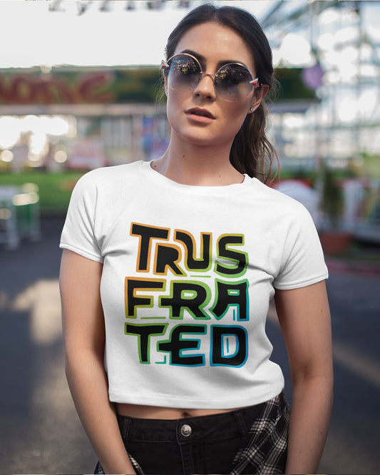 Trusfrated Jungkook (Green print) - Crop Top