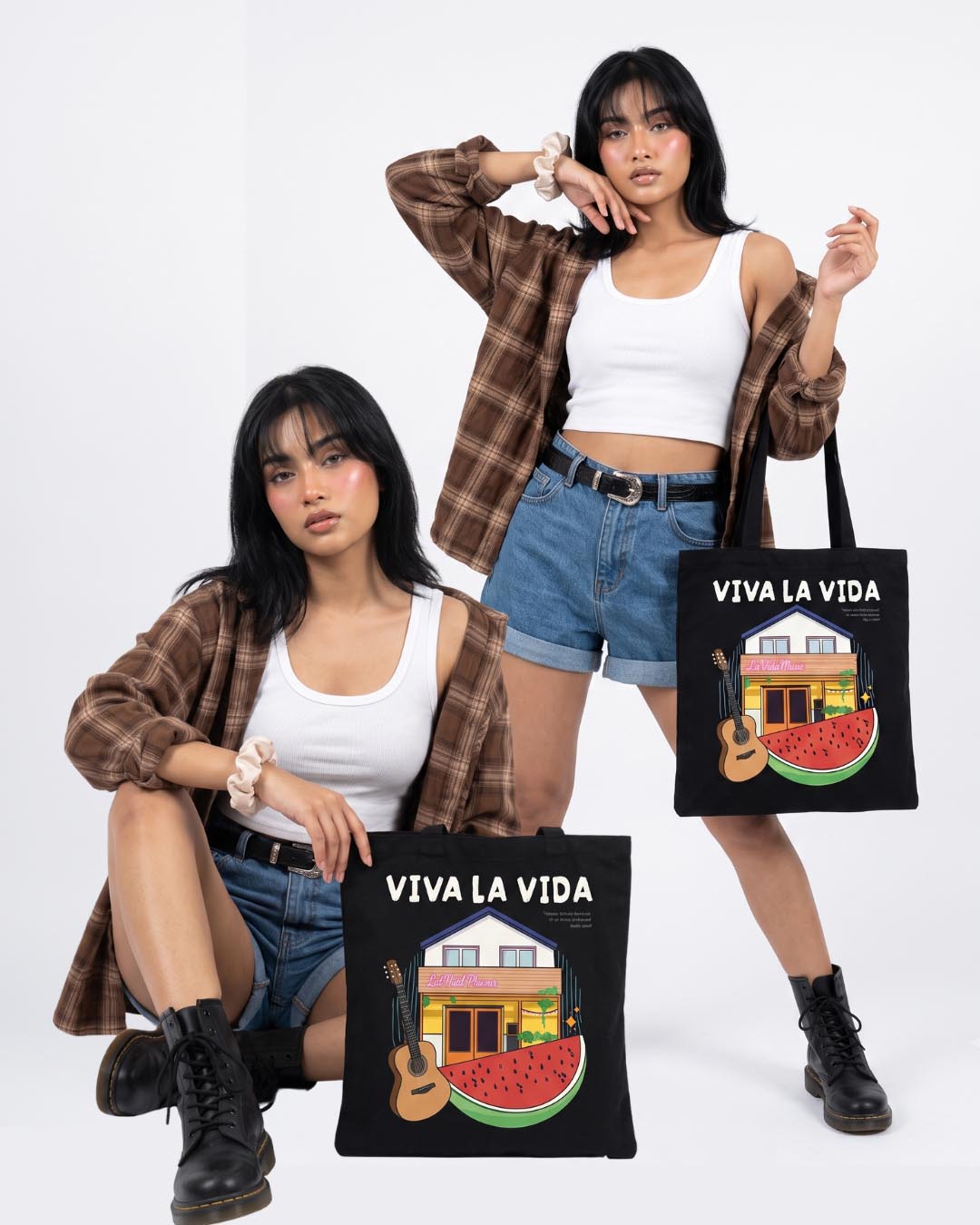 Twinkling Watermelon Viva La Vida Tote Bag
