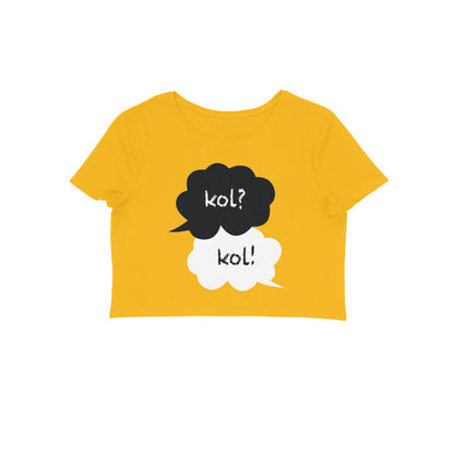 kol? kol! (콜) - Crop Top
